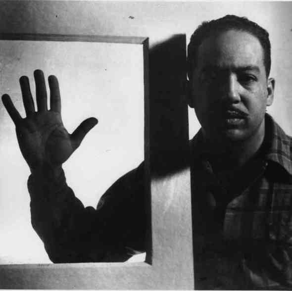 ZP_Langston Hughes in 1941_portrait photograph by Gordon Parks