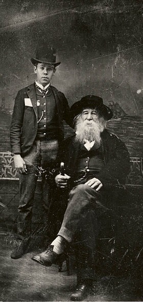 ZP_1886 photograph of Walt Whitman with Bill Duckett