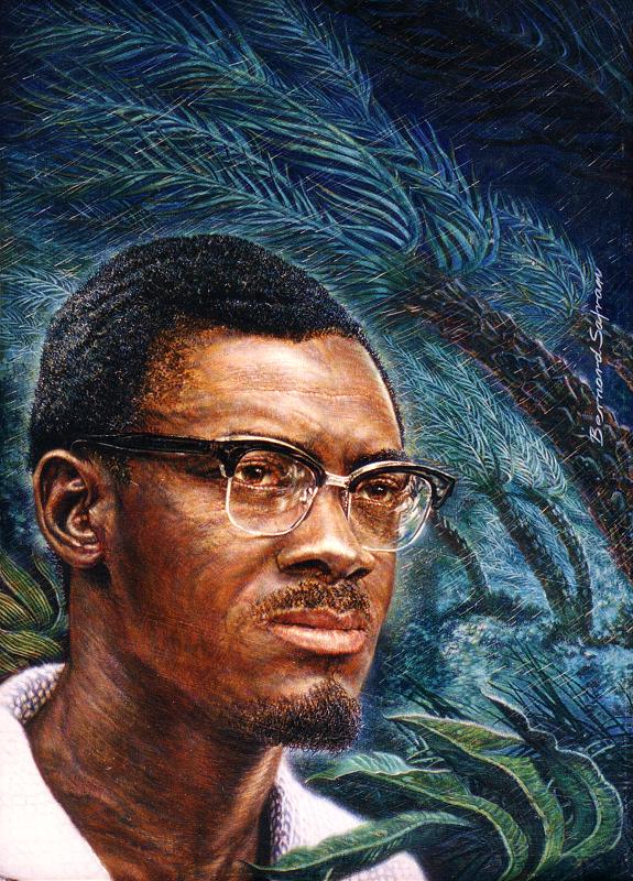 ZP_Portrait of Patrice Lumumba by Bernard Safran