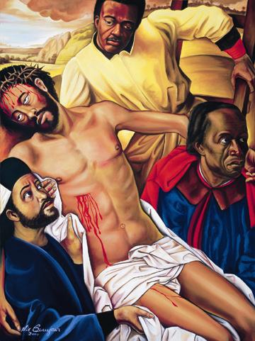 ZP_The Descent from The Cross_painting by Alix Beaujour