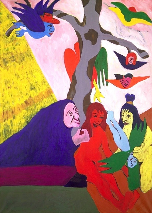 ZP_The Descent from The Cross_painting by Bob Thompson