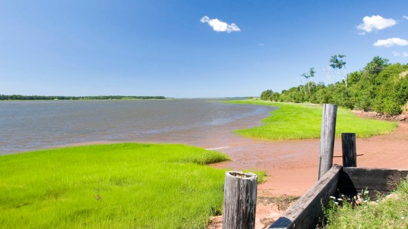 Hillsborough River near Charlottetown, Prince Edward Island_photo by Terry Danks