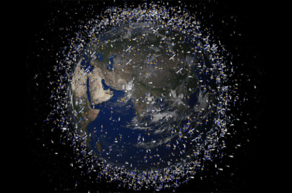 Planet Earth_and its near-Space debris