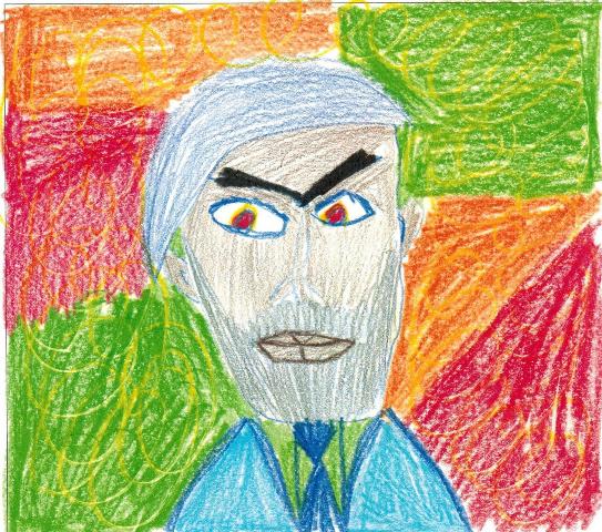 5.Frida Kahlo as drawn by a child in Toronto