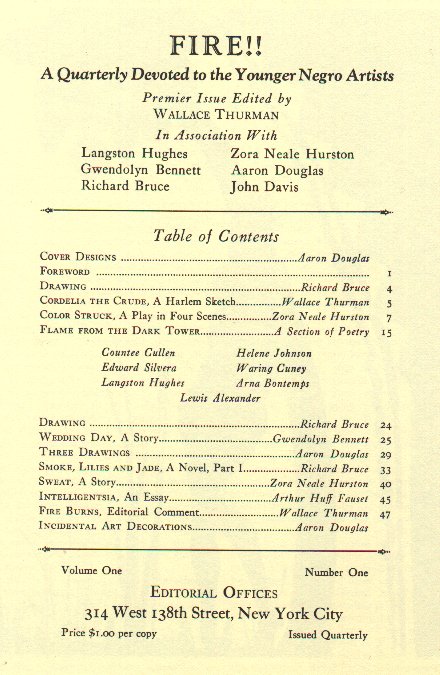ZP_Fire!, the 1926 one-issue-only Harlem literary journal that shocked the Black middle-class