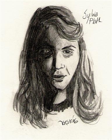 ZP_Portrait of Sylvia Plath_© IsMiseKate