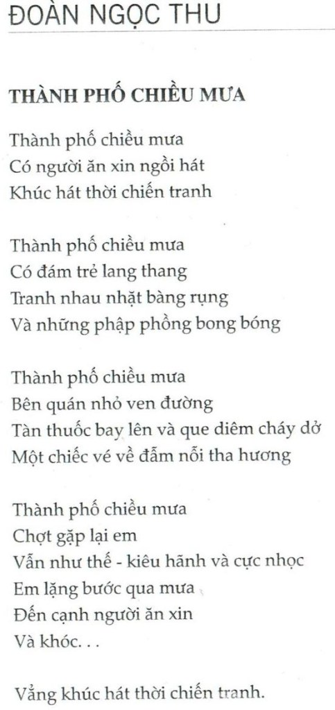 Doan Ngoc Thu_The city in the afternoon rain