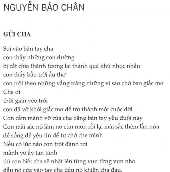 Nguyen Bao Chan_For my father