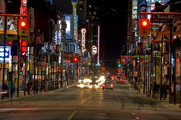 ZP_Yonge Street, Toronto, in the 21st century_Looking south from the corner of Yonge and Gerrard