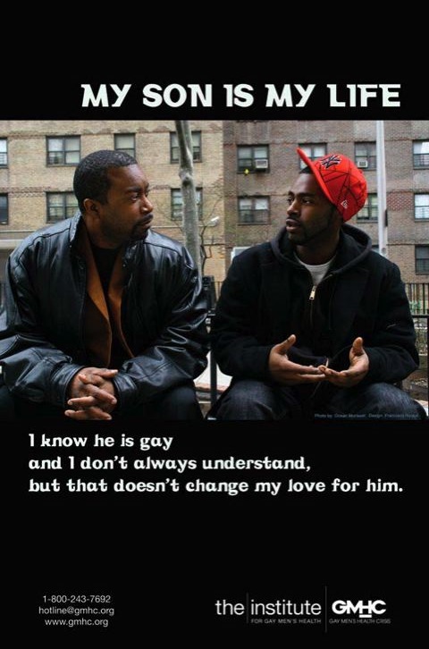 ZP_2008 poster directed toward the fathers of young, black, gay men_Gay Men's Health Center, NYC_© photographer Ocean Morisset
