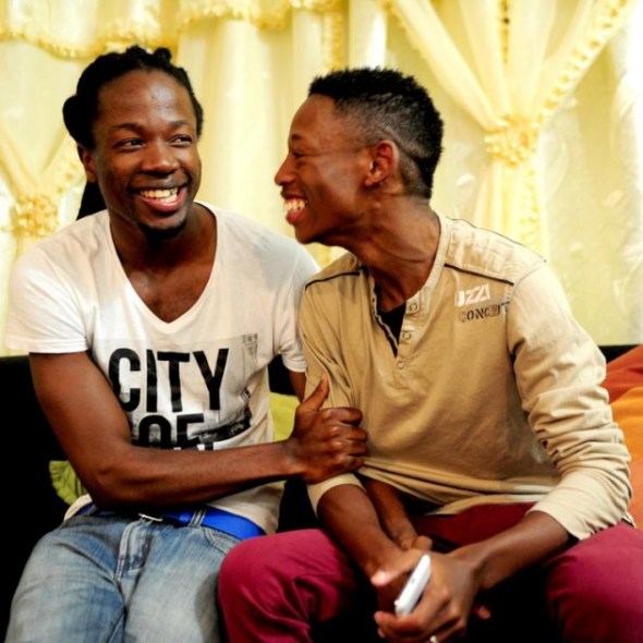 ZP_Two 27-year-old Zulu men, Thoba Sithole and Tshepo Modisane, married in the town of KwaDukuza in April 2013_South Africa legalized same-sex marriage in 2006.