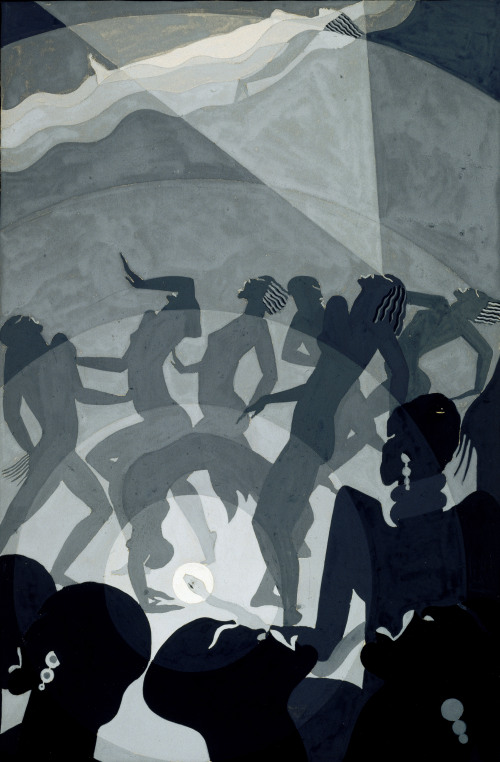 Aaron Douglas_Congo_1928_gouache and pencil on paperboard