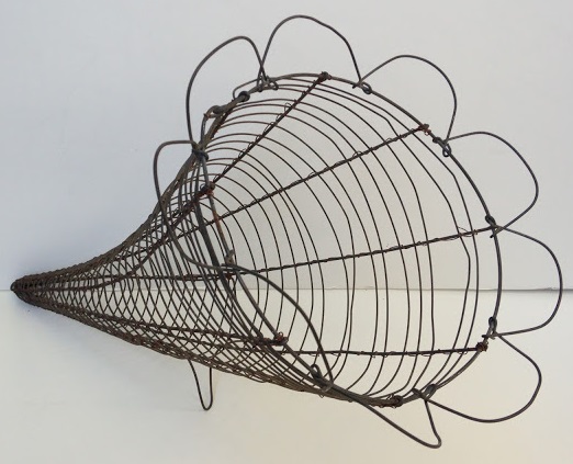 Antique French Wire Horn of Plenty
