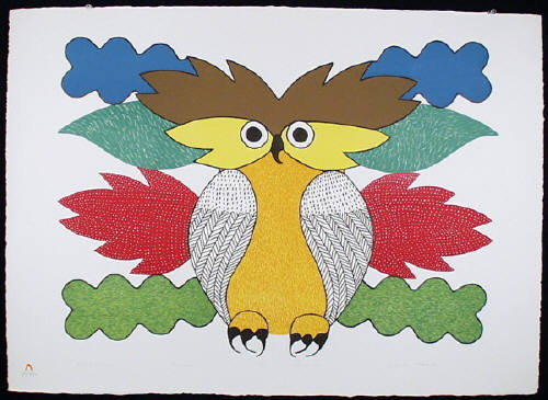 Kenojuak_Spirit of the Owl_lithograph_1980