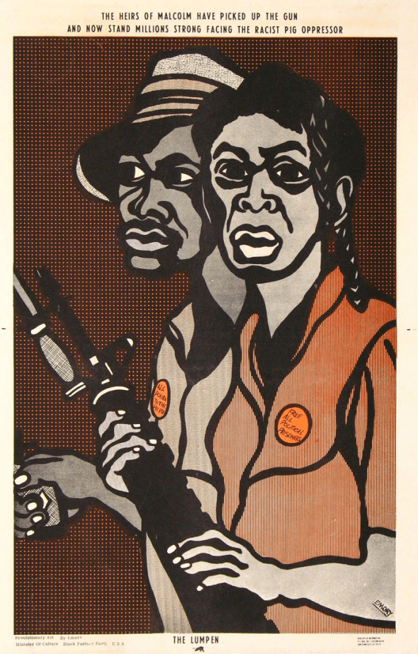 Emory Douglas poster for The Black Panthers