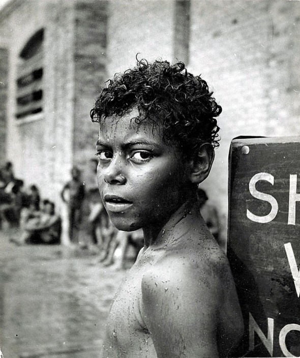 Gordon Parks photographer_Boy at swimming pool_Harlem_New York City_1942