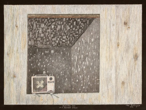 Itee Pootoogook_Electric fan in an abandoned shack_2012