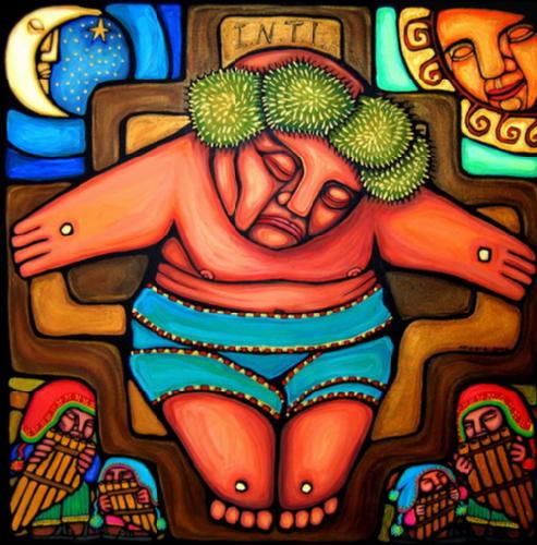 Cristo indígena_America del Sur