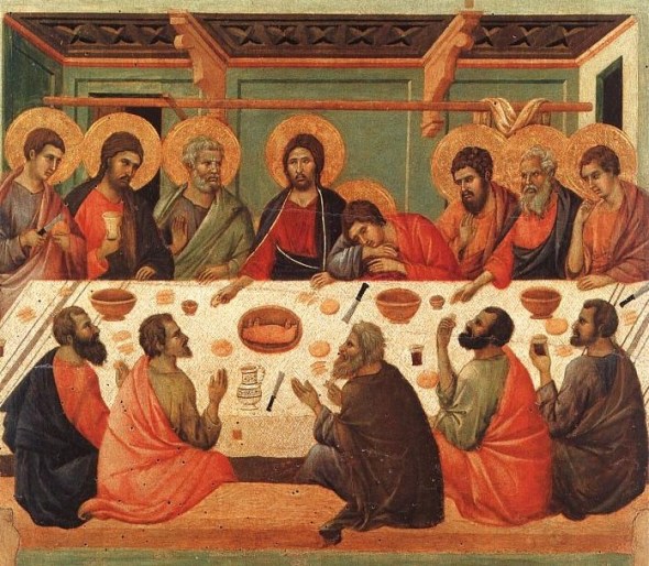 Duccio di Buoninsegna_The Last Supper, painted in 1311