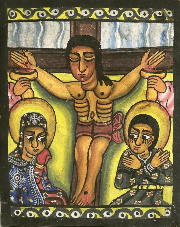 Ethiopian Crucifixion painting_Artist unknown