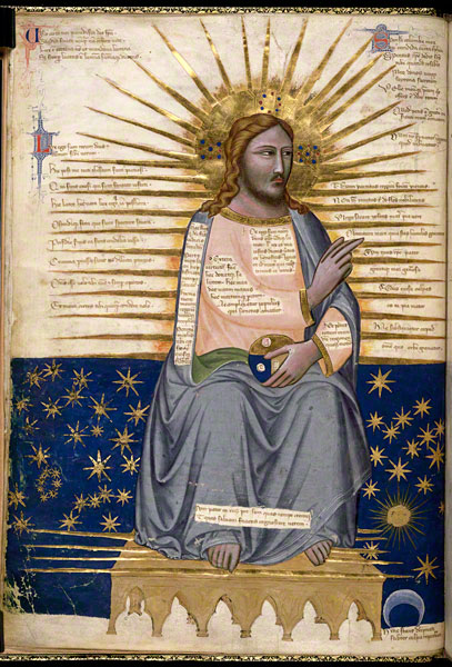 Pacino di Bonaguida_Christ Enthroned_14th century