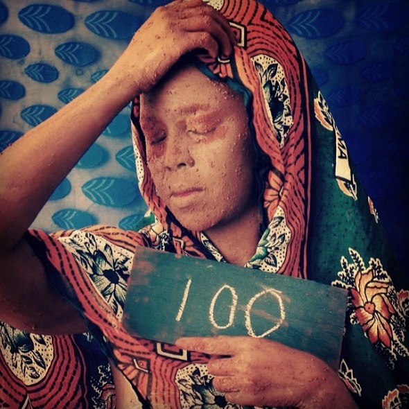 Wangechi Mutu_Day 100_Rwanda Genocide 20th anniversary_April 6th, 2014