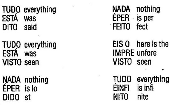 Augusto de Campos_Everything was said_1974