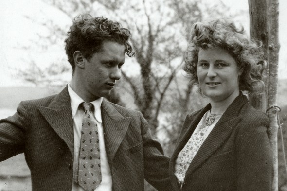 Dylan y Caitlin Thomas