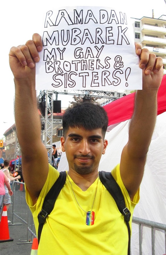 Ramadan Mubarek_My Gay Brothers and Sisters_World Pride 2014_Toronto