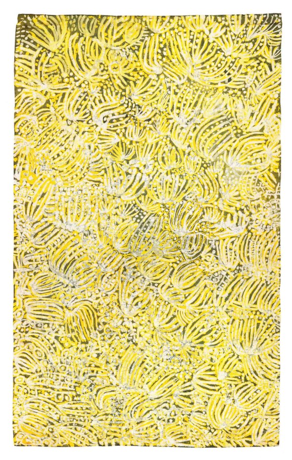 Emily Kam Kngwarry_Anmatyerr_Kam_yam pencil bark seed