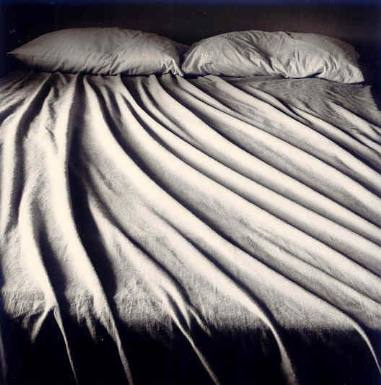 Empty bed...for two...