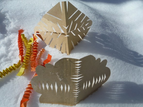 February 22nd 2015_paper cutouts in the snow_Toronto Canada_A