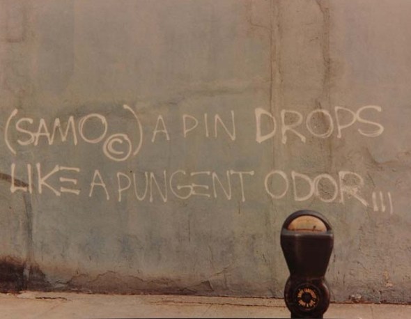SAMO graffiti photographed by Henry Flynt in 1979
