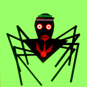 Anansi:  the Spider God who is a storyteller, and whose name is synonymous with skill in speech.
