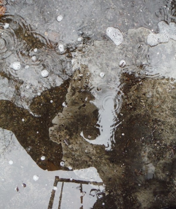 Chaparrones de abril_April rain plus my shadow_Toronto Canadá_ April 9th 2015