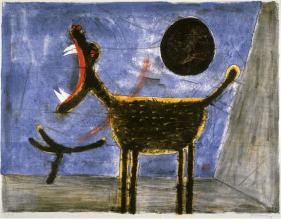 Rufino Tamayo_Perro Aullando_Howling Dog