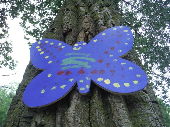 Mariposa de madera_Wards Island_Toronto_Agosto de 2015