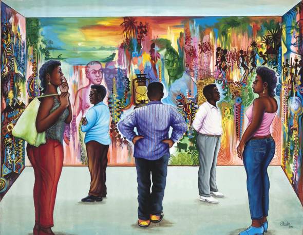 Monsengo Shula_The fresco of Shula, 2010