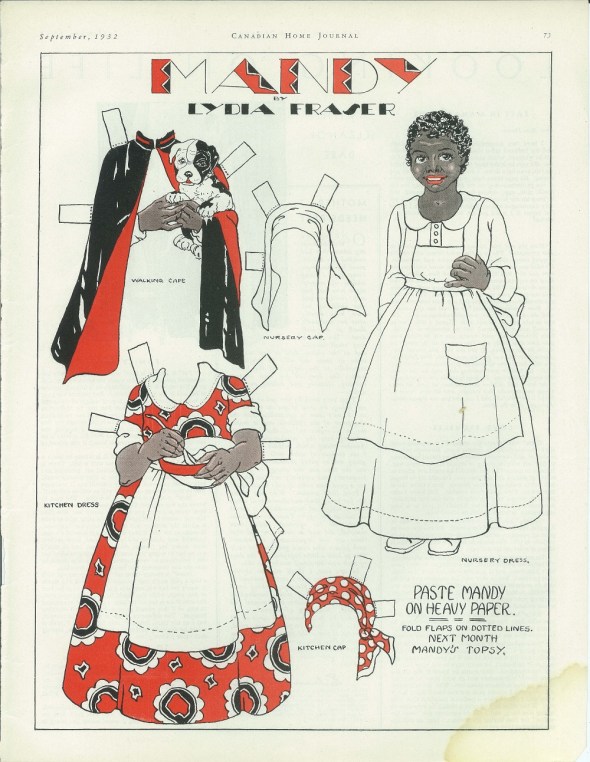 Mandy by Lydia Fraser_Canadian Home Journal, September 1932