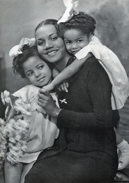 Mother and two daughters