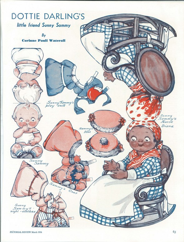 Sunny Sammy's Nurse Diana_drawn by Corinne Pauli Waterall_from Pictorial Review, March 1934