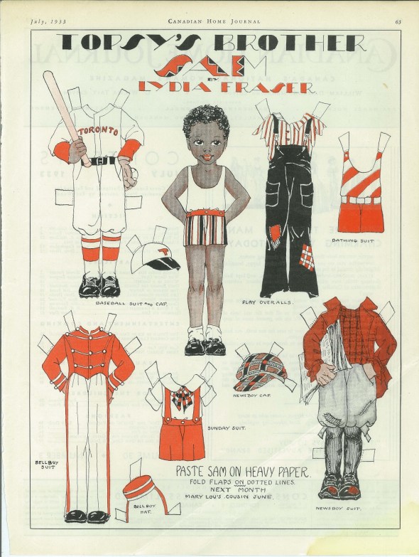 Topsy's Brother Sam by Lydia Fraser_Canadian Home Journal, July 1933