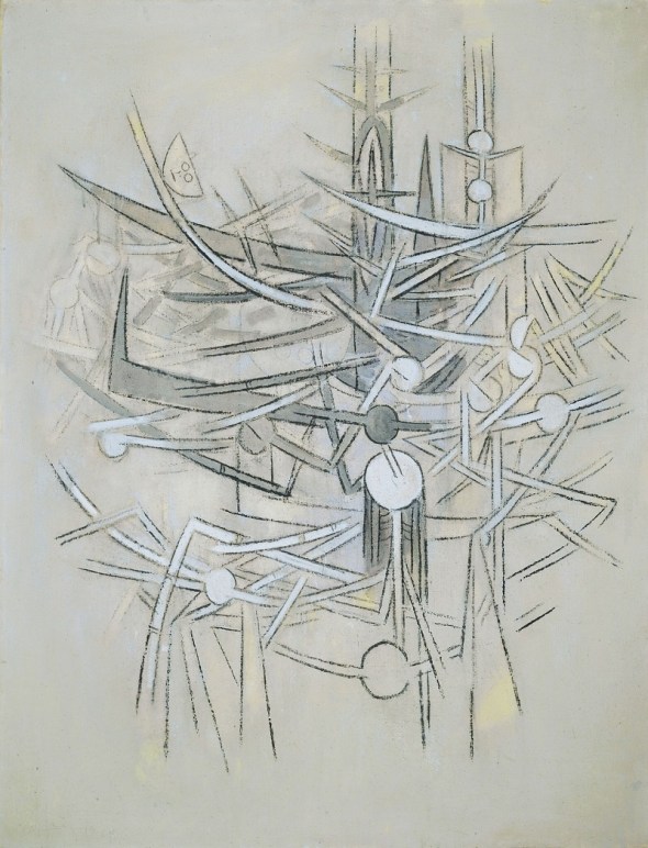 Wilfredo Lam (1902- 1982): La Barrière, or: The Barrier or The Obstacle or The Gate_oil on canvas_painted in 1964