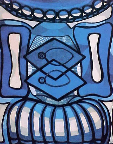 Amelia Peláez_Cuban painter (1896-1968)_Fishes (1958)